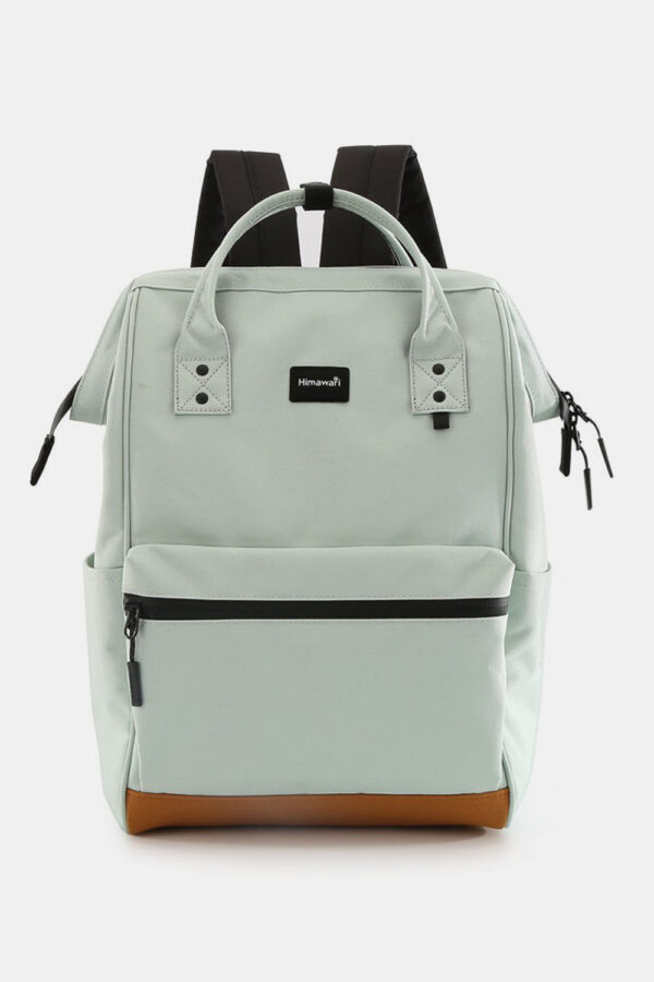 Waterproof Canvas Travel Backpack Bag with USB Port - Image 10