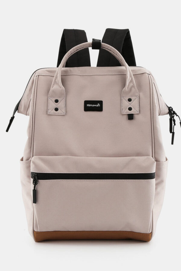 Waterproof Canvas Travel Backpack Bag with USB Port - Image 11