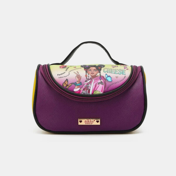 Nicole Lee USA Nikky Contrast Makeup Bag - Image 5